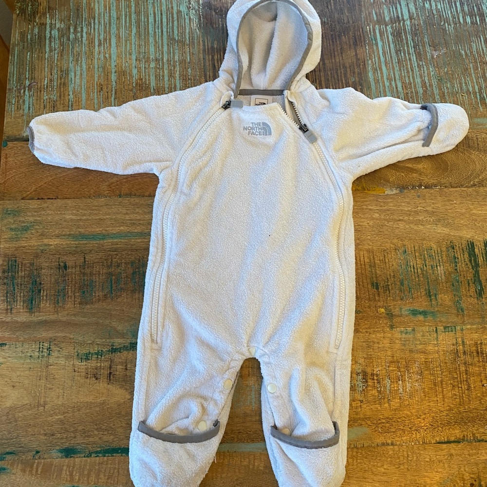 North Face baby bunting suit